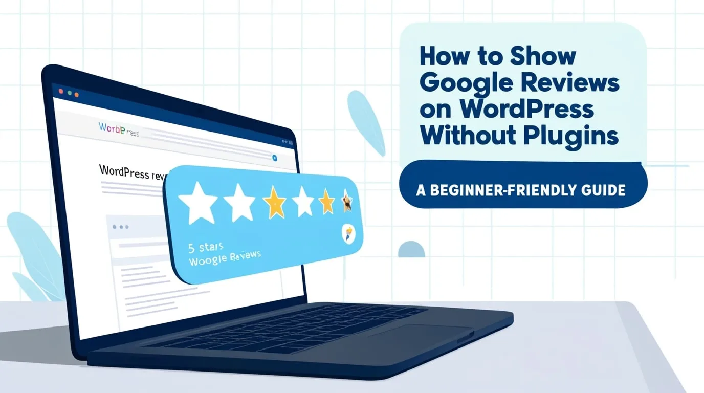 How to Show Google Reviews on WordPress Without Plugins 2025: A Beginner-Friendly Guide