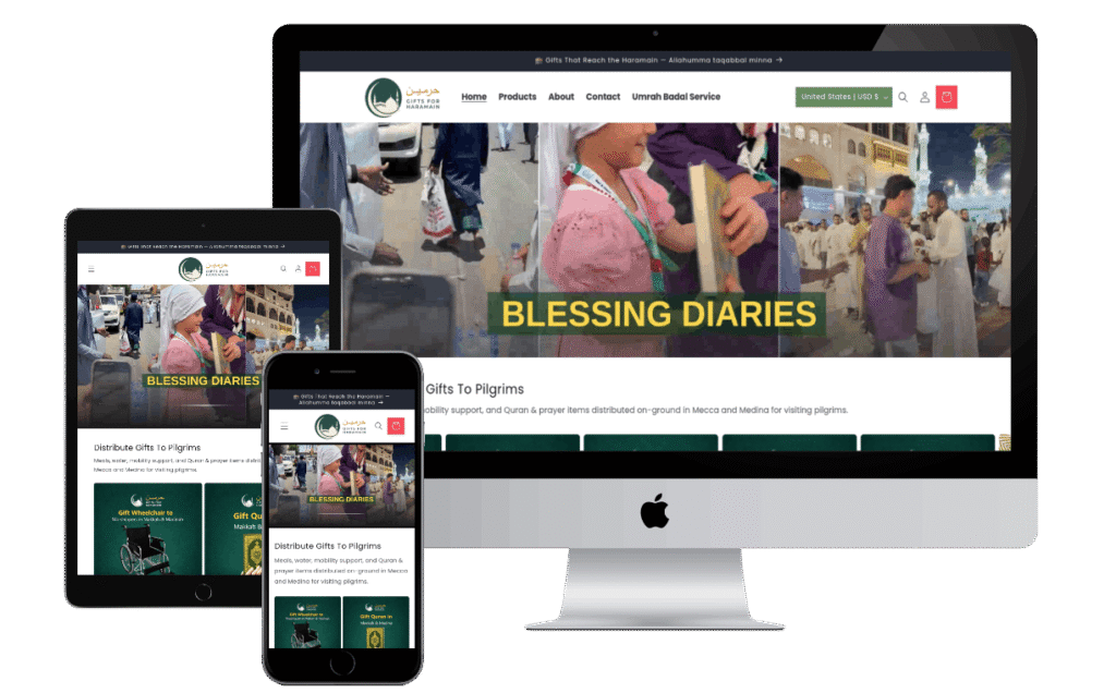 giftfor harmain design by ozairwebs